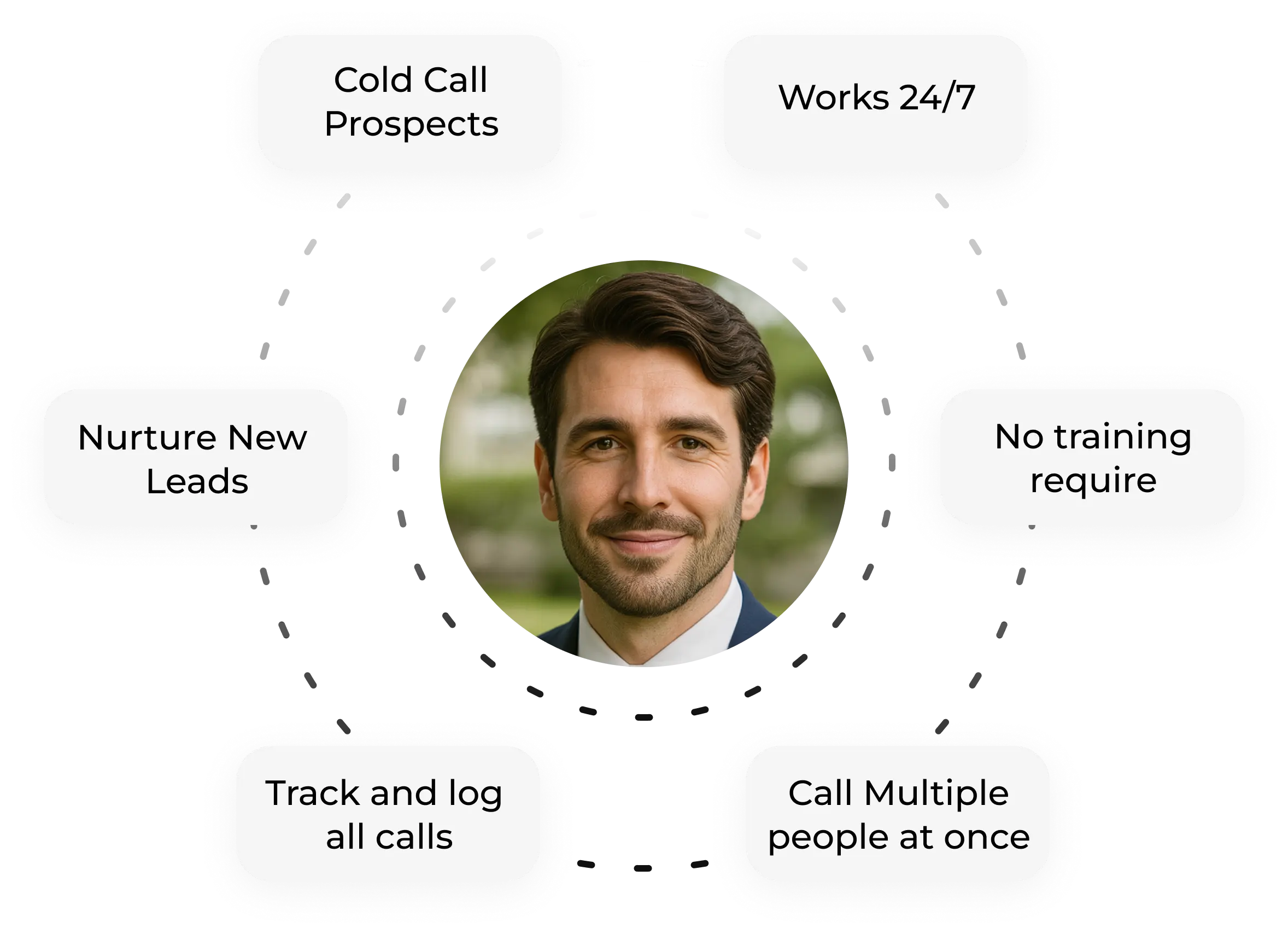 Phone showcasing Voqo AI