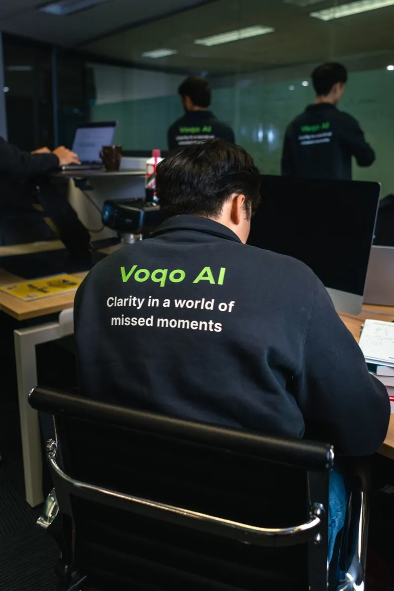 Voqo AI team at work in the Sydney office